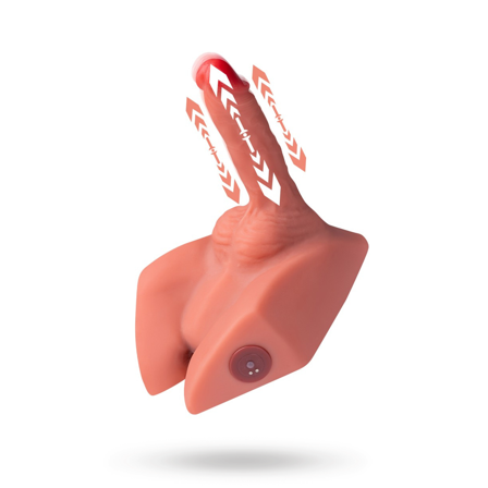 Michael Thrusting Dildo 17 cm - Vuxen.se - Fleshjacks, analdildo, dildo med pung