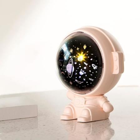 Astronaut Buddy Galaxy Stjerneprojektor Romtaklampe Estetisk Dekor Stjernenattlys Lampe Gaver Med Vuggevisemusikkfunksjon For Barn