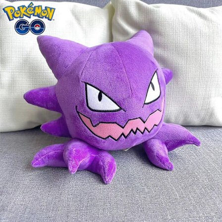 25-30cm Kawaii Ghost Gastly Haunter Gengar Plyschleksak Fylld Anime Dekor Mjuk Docka Cartoon Soffa Kudde Söt Present Till Barn