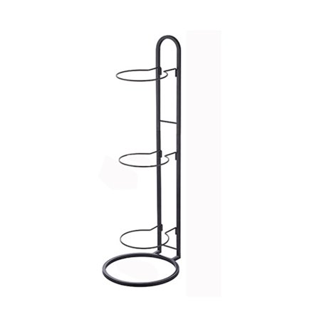 Vertikal sportsballoppbevaringsstativholder i jern for basketball, fotball, volleyball, hjemmeorganisering