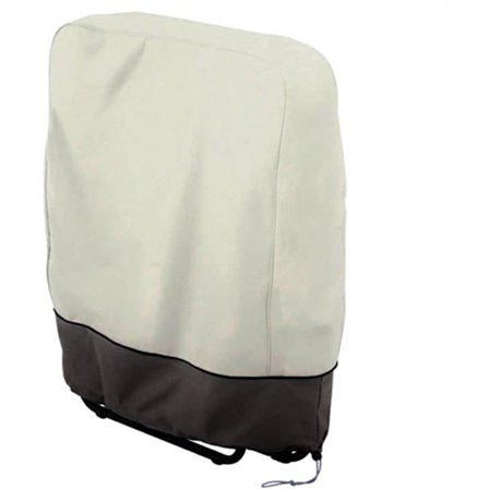 (Beige og brun) Foldbar havestolsovertræk - Oxford presenning til hængende foldbar afslapningsstol, vindtæt, støvtæt, med taske