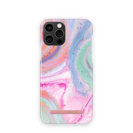 Printed Case MagSafe iPhone 12 / 12 Pro Pastel Marble