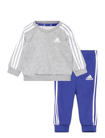 I 3S Jog Sets Tracksuits Grå Adidas Sportswear*Betinget Tilbud