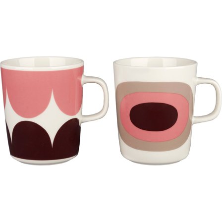 Marimekko Härkä & Melooni muggar, 2,5 dl, 2-pack | Dukning & Servering > Muggar & Koppar > Kopp | Bagaren och Kocken