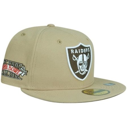 Säädettävä lippu - New Era - 59Fifty - Las Vegas Raiders - Beige - 100% polyesteri - Mies