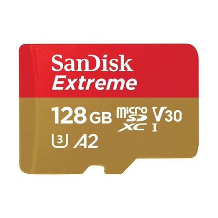 Muistikortti SanDisk Extreme microSDXC - 128GB