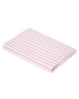 Bordsduk randig Svea 140x300 cm Rosa - Fondaco