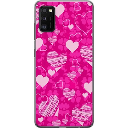 Yhteensopiva Puhelinkuori Samsung Samsung Galaxy A41 PopSydänKuviointi