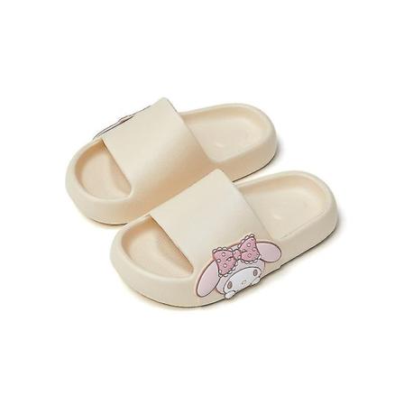 Kawaii Sanrio Tøfler tegneserie Hellokitty Cinnamoroll Mymelody Sommerbarnehjem Sklisikker vaskesandaler Barnegave - Perfet Mymelody Slippers 30-31