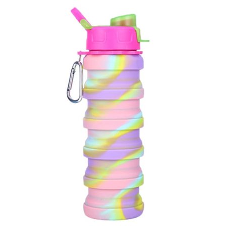 Bærbare minikopper Teleskopiske sammenleggbare kopper med deksel Utendørs kaffekopper Barn Reise Drikke Vann Gadgets 4 stiler