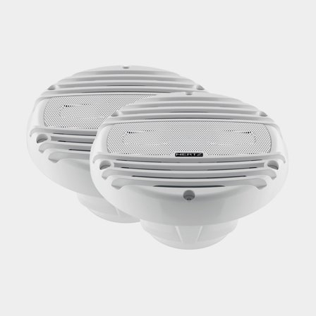 Altavoz marino coaxial Hertz HMX 6.5-TW, 6.5", 150 W, blanco, para montaje empotrado, pack de 2