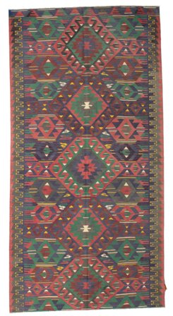 Vintage Kilim Vintage Turchi Tappeto 169X334 Lana