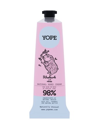 YOPE Yope Hand Cream Rhubarb And Rose - Nude - 50 ml
