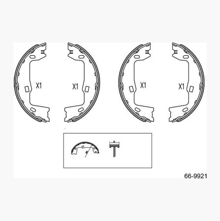 Biltema - Håndbremseskosett