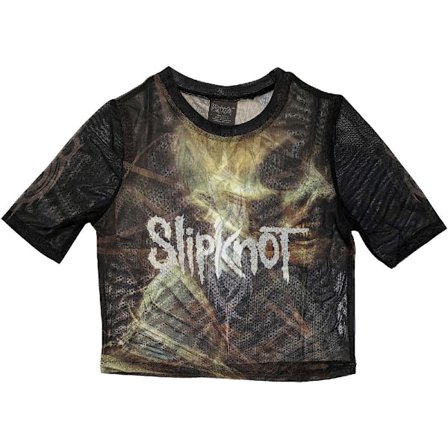 Slipknot Dam/Dam TESF Profil Mesh Crop Top XXS Svart