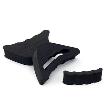 Musta, säädettävä varvassuojus, sieni korkeakantapäinen pohjallinen, liukastumisenesto fr