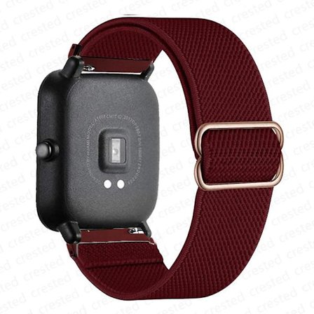 20mm/22mm band för Amazfit Gts 4//2/2e/3/gts2 Mini/gtr 4/3/ pro/gtr2/47mm/stratos Nylon Elastiskt watch Amazfit bipsband