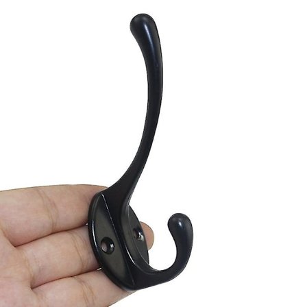 10 stk Vintage Væghængt Frakkeholder Krog Metal Hat Stativ Retro Krog Til Frakkeholder Badeværelse