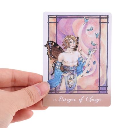 1 laatikko Foxfire Oracle -kortit Tarot -ennustusennustuspakka Juhlat Monivärinen yksi koko Multicolor one size