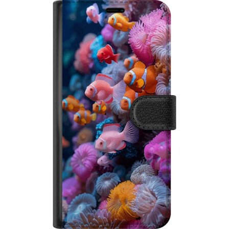 Kompatibelt Lommeboketui til OnePlus 6 Fisk Korall Hav Ocean Underwater