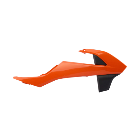 Piastre Radiatore Polisport Arancio-Nero - KTM 200 EXC 2016-2016