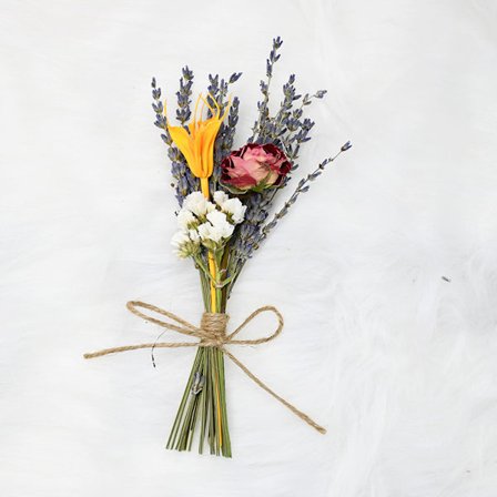 Evig Blomst Tørret Blomst Festival Gave Mini Lille Blomsterbuket Aromaterapi Flaske Brystblomst