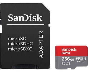 SanDisk Ultra microSDXC 256GB - 256 GB Sandisk microSDXC Mobil Ultra UHS-I minneskort