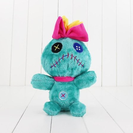 30 cm Lilo og Stitch plysjleke grønn Scrump myk utstoppet dukke Fo