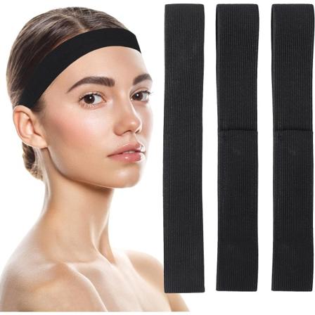 3 Stykker Parykkhodeband, Elastiske Parykkbånd, Kantleggingbånd, ZQKLA