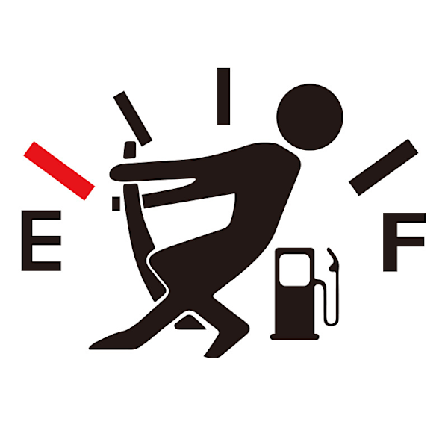 1 ark sjove bilklistermærker til tankdæksler, klistermærker til