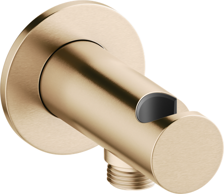 Mora INXX II 275415.62 Handduschhållare med vattenuttag Borstad mässing, Badrum