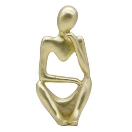Tänkare Staty Abstrakt Skulptur Hem Små Ornament Hantverk