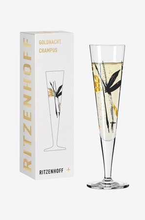 Ritzenhoff - Champagneglas Goldnacht NO:22 - Transparent - Vinglas - Från Homeroom