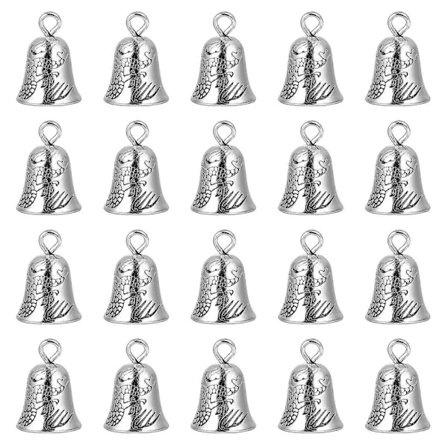 20 kpl Pieniä Kelloja Askartelu Koristeet Riippuvat Kello Korut Kaulakoru Rannekoru Pieni Kello Askartelu DIY-käyttöön