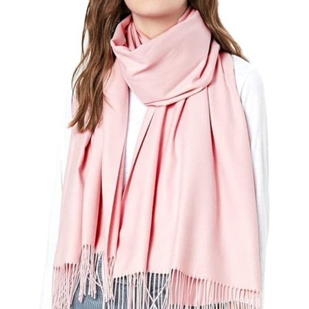 Elegant dameskjerf, Dameskjerf, Varm vinterjakke for kvinner, Slitesterk, Skjerf, Supervarmt, Stort mykt skjerf, 200*70 cm, Lotusrotfarge