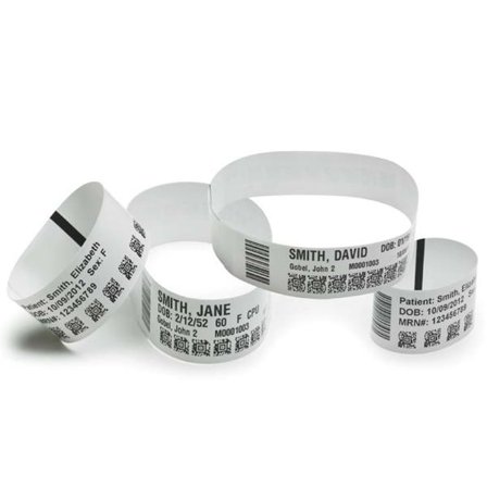 Zebra Z-Band UltraSoft - vinylarmbånd - 1050 stk - 25.4 x 279.4 mm