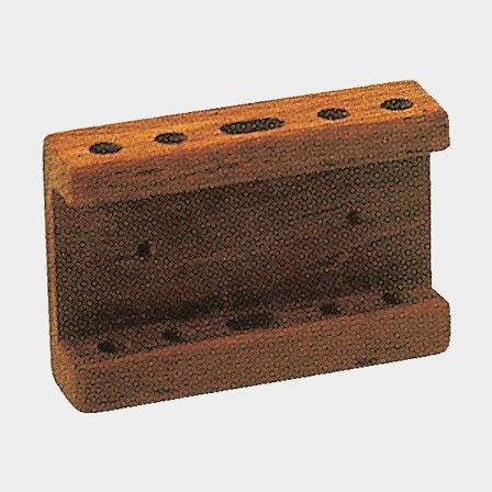 Roca tiikkinen kynäteline, 12 x 2.5 x 8 cm