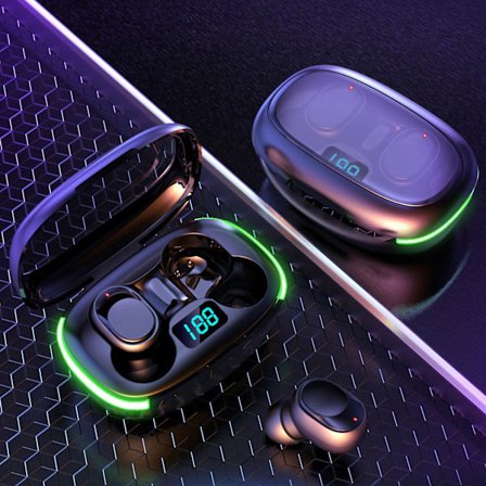 Nya Y70 Earphone Bluetooth 5.1 Trådlösa Hörlurar Hifi Stereo Sport Vattentäta Öronproppar Headset Hörselskydd Med Mikrofon Handsfree