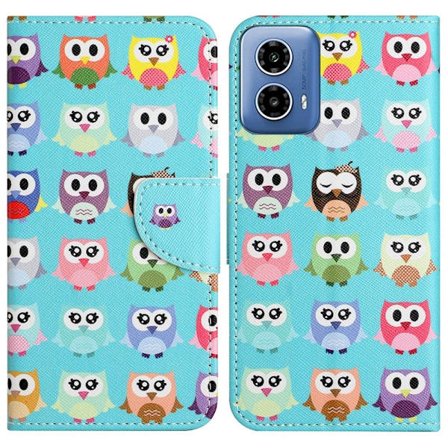 Wonderland Motorola Moto G35 flip-etui - Ugler