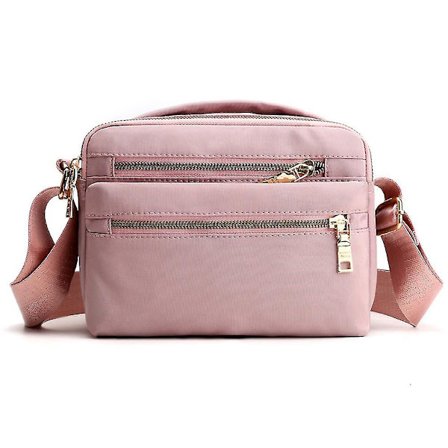 Monitoimilaukku Moniosastoinen olkalaukku vetoketjulla Vedenpitävä olkalaukku Matkapäiväreppu Naisille