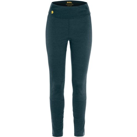 Fjällräven Women's Bergtagen Merino 190 LJ in Mountain Blue/Blau, Wolle | Size: 2XS