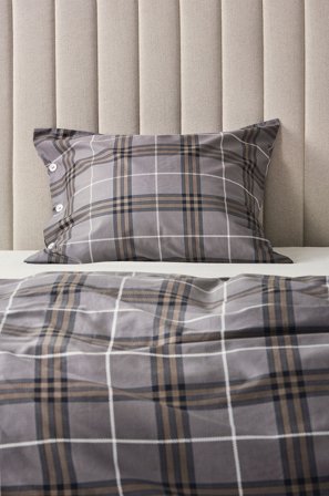 Jotex - Putetrekk i Sateng Grå - ZUZU - Kjøp Putevar hos Jotex