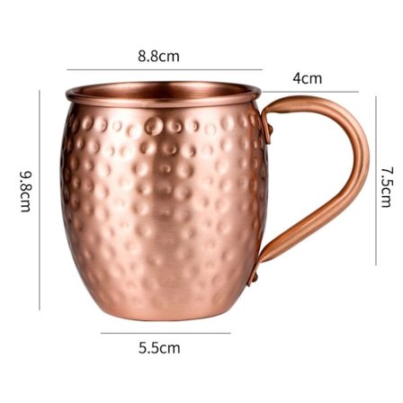 Pure Copper Cup Mugg Cup HAMMAD PUNK HAMMAD PUNK