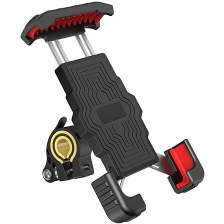 Telefonholder til cykel, motorcykel og scooter, 360° rotation, styrmontering kompatibel med iPhone 14 Pro MAX Plus, 13/12/11 Pro