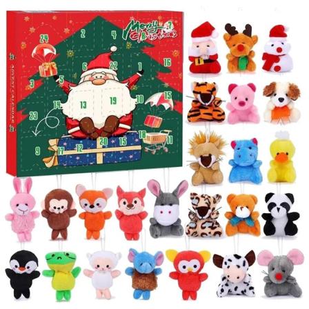 Julesminke Adventskalender Julekalendergaveesker Jul 24-dagers adventsnedtelling Gaveesker for barn style 3