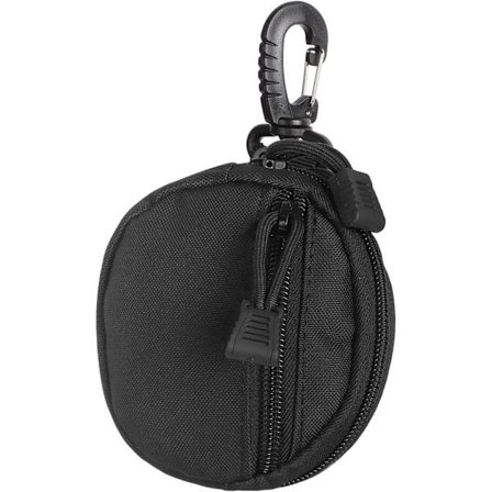 Pyöreä Kolikkopussi Vetoketjulla ja Karabiinilla, Mini-Reppu Tyylisen Avaimenperän Kolikkopussi, Käteispussi Pienet Lompakot Miehille Aikuisten