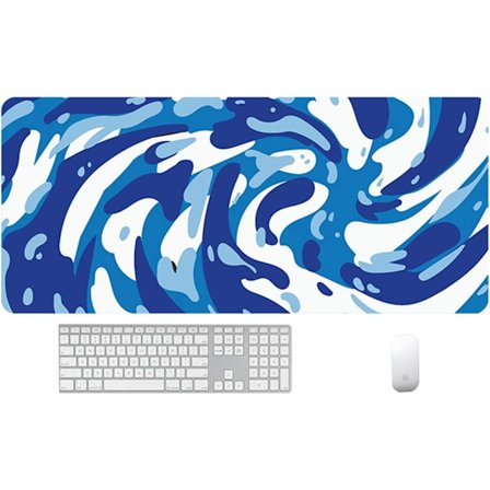 Pelihiirimatto, Extra Large 900x400x3MM Ommelluilla Reunoilla, Suuri Painava Paksu Mukava Taitettava Pesu Matto