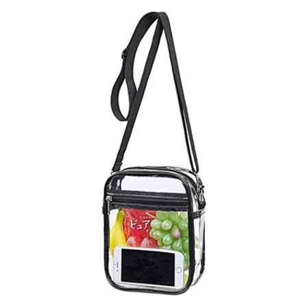 Kirkas laukku Stadion hyväksytty Kirkas crossbody olkalaukku Kirkas käsilaukku urheilutapahtumiin