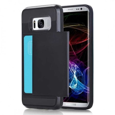 Samsung S8 Plus iskunkestävä kansi korttilokerolla