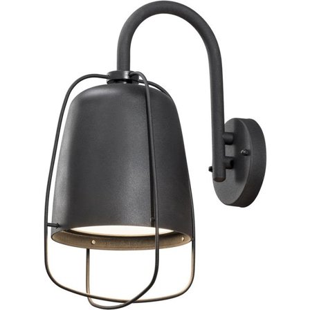 Konstsmide Perugia Vegglampe E27, 60W, svart, Belysning